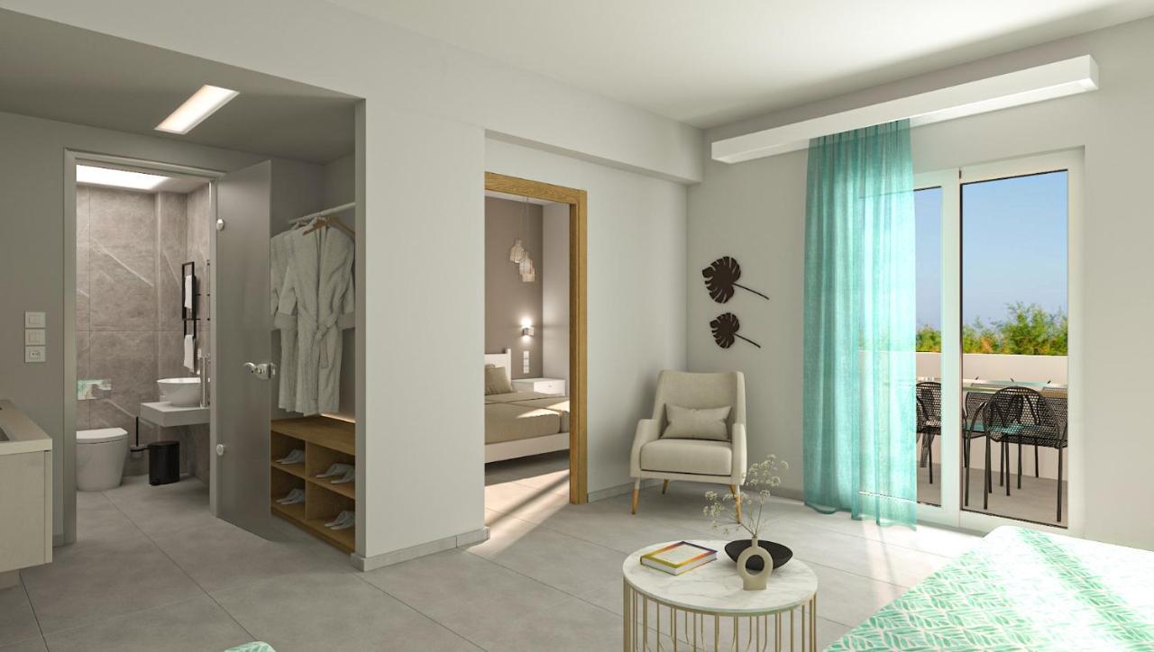 Ninemia Beach Hotel & Suites Agia Marina Exterior foto