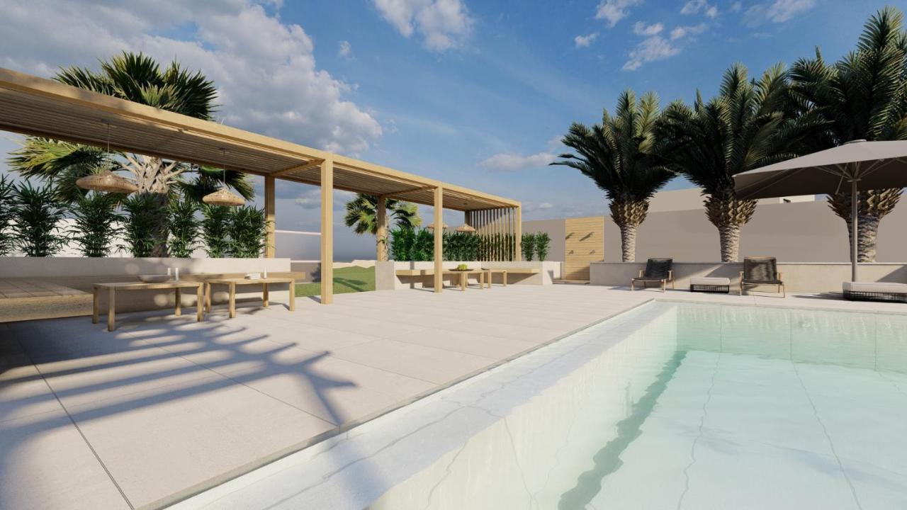 Ninemia Beach Hotel & Suites Agia Marina Exterior foto