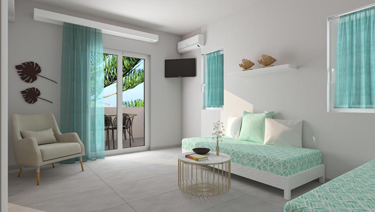 Ninemia Beach Hotel & Suites Agia Marina Exterior foto