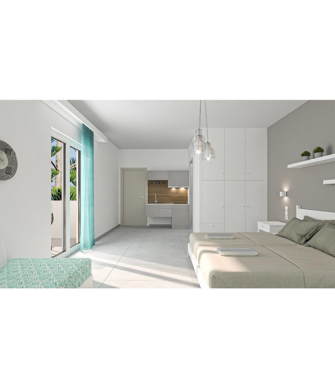 Ninemia Beach Hotel & Suites Agia Marina Exterior foto